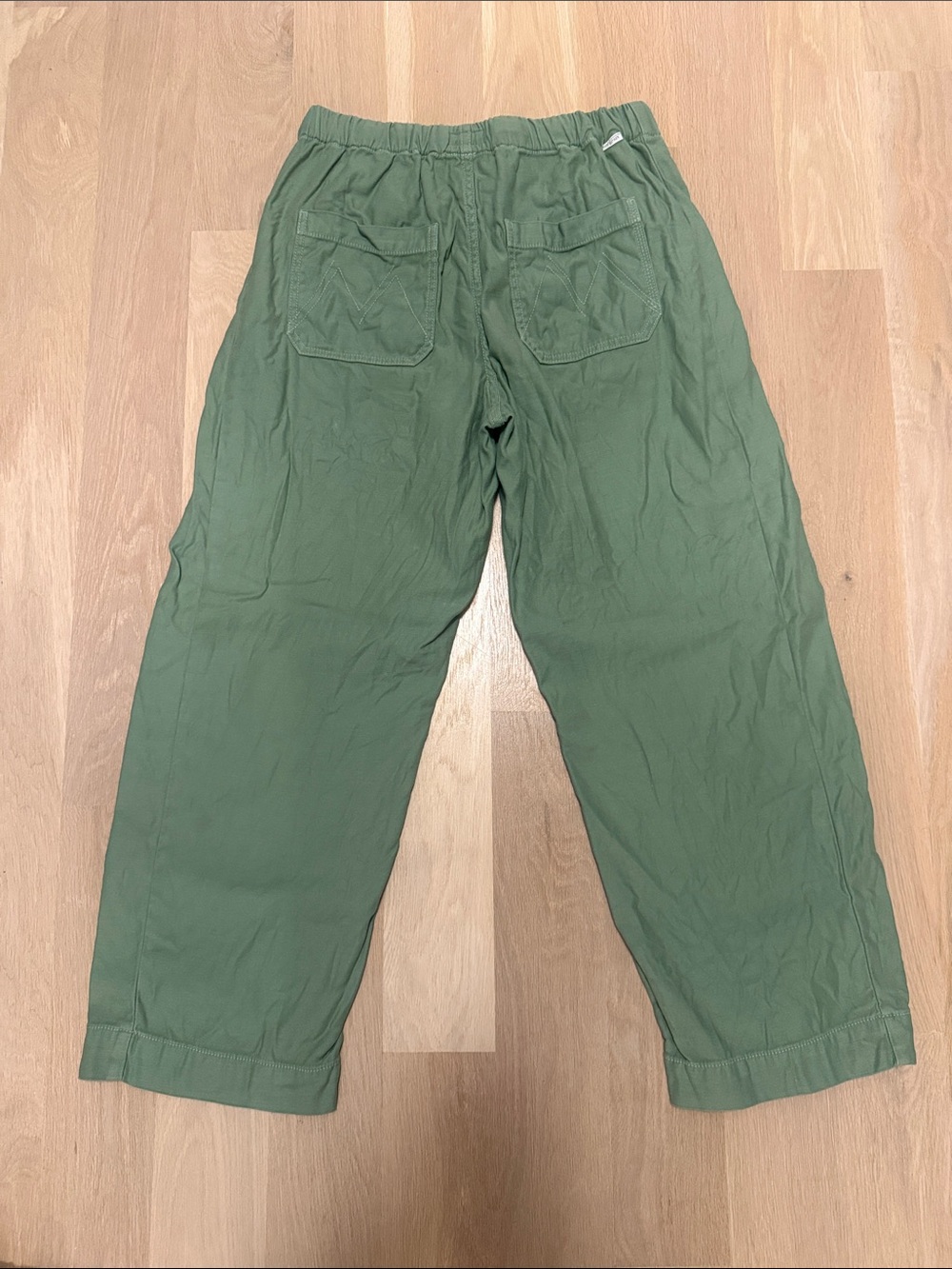 MOTHER women Green Drawstring Casual Pants size 28 - Picture 5 of 7